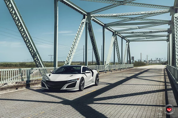 Фото дисков Vossen EVO-1R Глянцевый темный лак на Acura NSX II