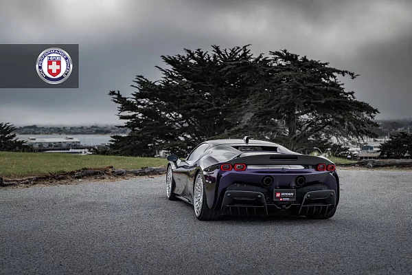 Фото дисков HRE 515 GTM Полированный лак на Ferrari SF90