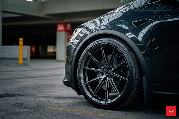 Фото дисков Vossen HFX-2 (5-Lug) Глянцевый графит на Tesla Model X
