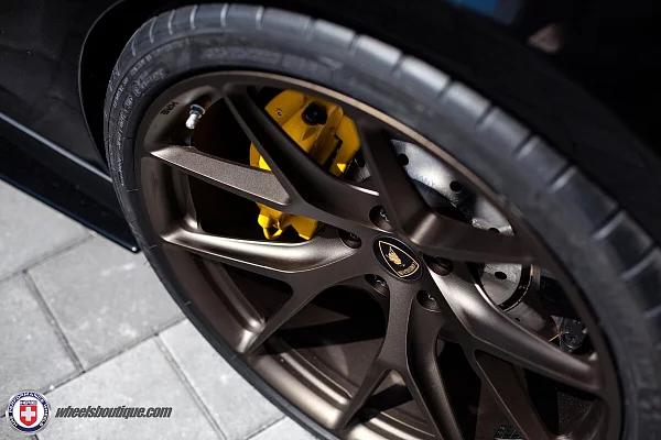 Фото дисков HRE P101 Сатиновая бронза на Lamborghini Gallardo
