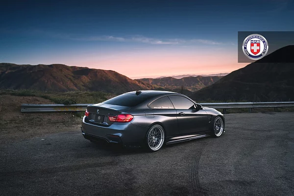 Фото дисков HRE 540 Глянцевый темный лак на BMW 4/M4 (F32/F82)