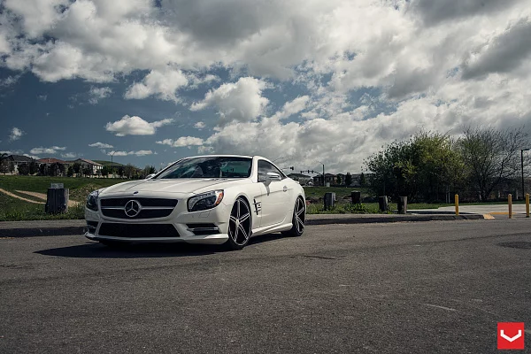 Фото дисков Vossen CV5 Алмазная проточка на Mercedes-Benz SL (R231)