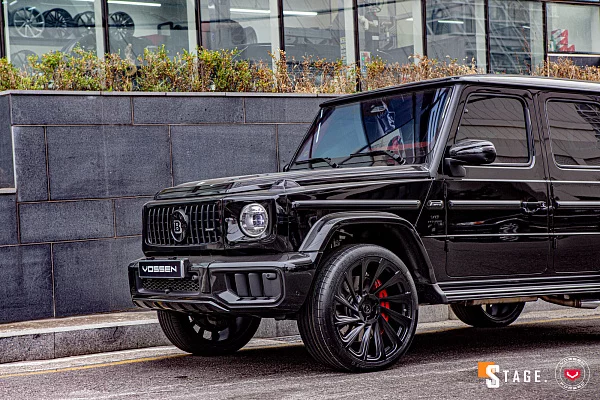 Фото дисков Vossen UV-3 Черный сатин на Mercedes-Benz G-Class III