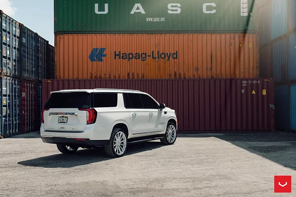 Фото дисков Vossen HF6-1 Серебро на GMC Yukon V