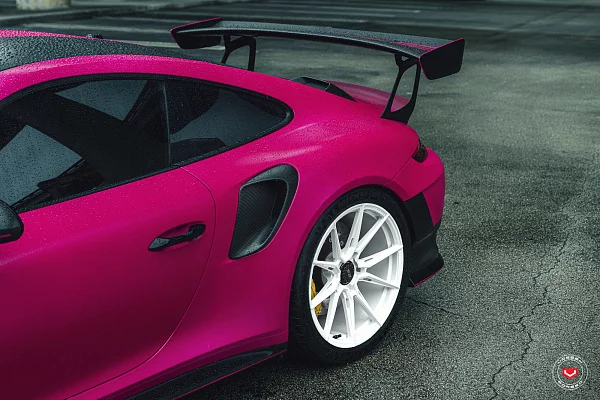 Фото дисков Vossen EVO-2R Белый глянец на Porsche 911 VII