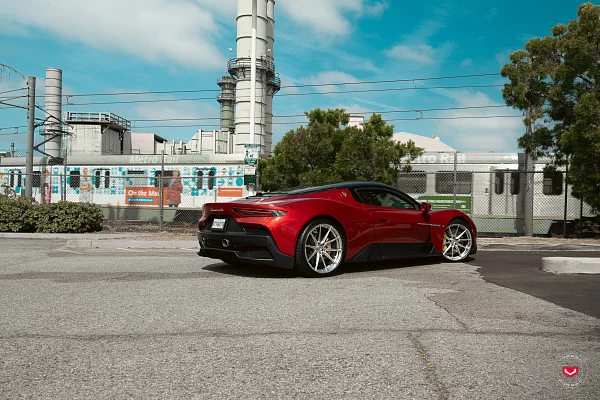 Фото дисков Vossen EVO-2 Полированный лак на Maserati MC20