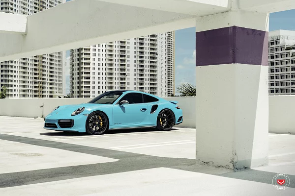 Фото дисков Vossen RS19 Черный глянец на Porsche 911 VIII