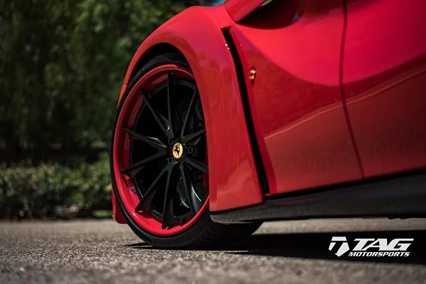 Фото дисков HRE S204H Черный сатин на Ferrari F12