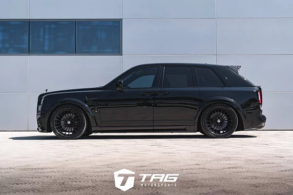 Фото дисков HRE S209H Черный сатин на Rolls-Royce Cullinan