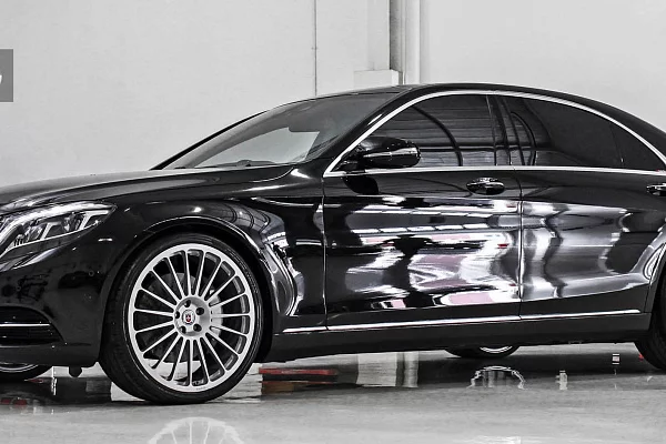 Фото дисков HRE 309M Серебро на Mercedes-Benz S-Class (W222, C217)