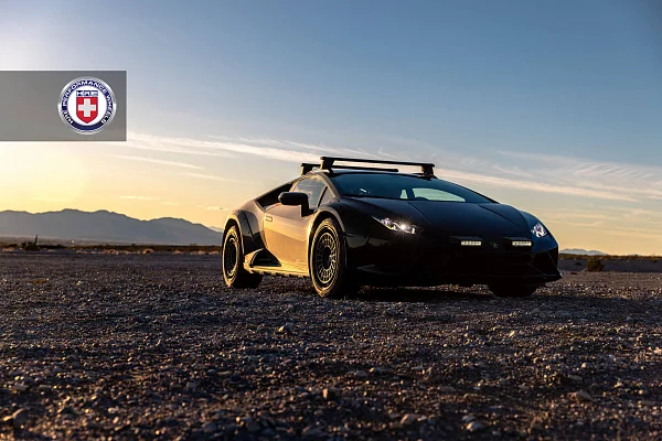 Фото дисков HRE 515 GTM Черный сатин на Lamborghini Huracan