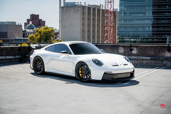 Фото дисков Vossen EVO-2 Черный сатин на Porsche 911 VIII