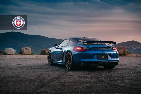 Фото дисков HRE RC103 Черный сатин на Porsche Cayman II
