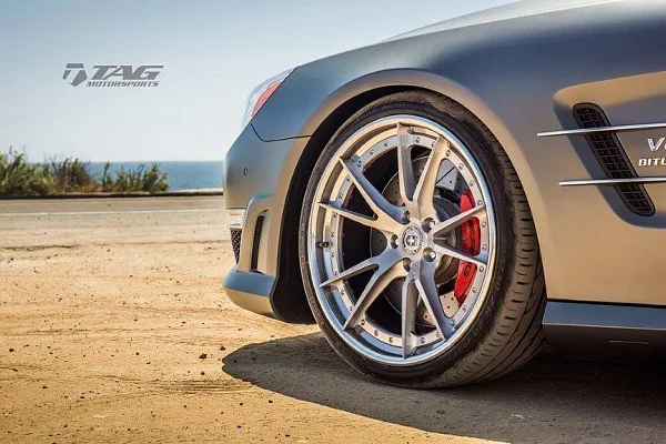 Фото дисков HRE S104 Глянцевый тонированный лак на Mercedes-Benz SL (R231)