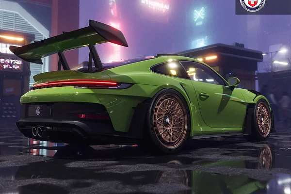 Фото дисков HRE 501 GTM Глянцевая бронза на Porsche 911 VIII