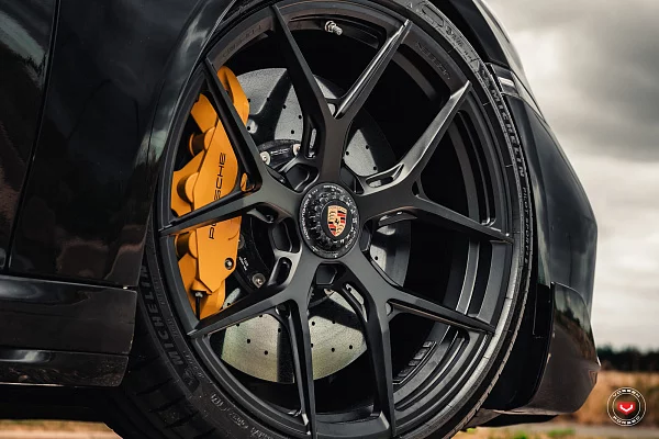 Фото дисков Vossen S21-01 Черный сатин на Porsche 911 VIII