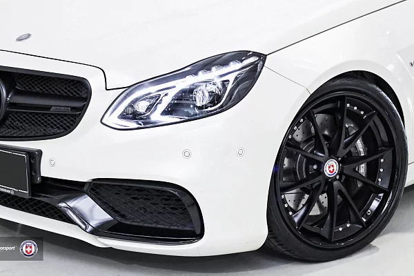 Фото дисков HRE S204 Черный сатин на Mercedes-Benz E-Class (W212, S212, C207)