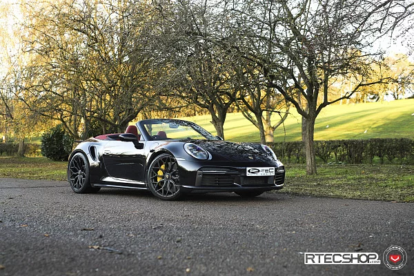 Фото дисков Vossen S17-01 Черный сатин на Porsche 911 VIII