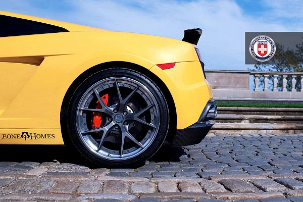 Фото дисков HRE S101 Сатиновый графит на Lamborghini Gallardo
