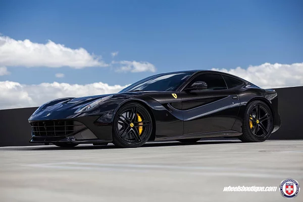 Фото дисков HRE S207 Черный сатин на Ferrari F12