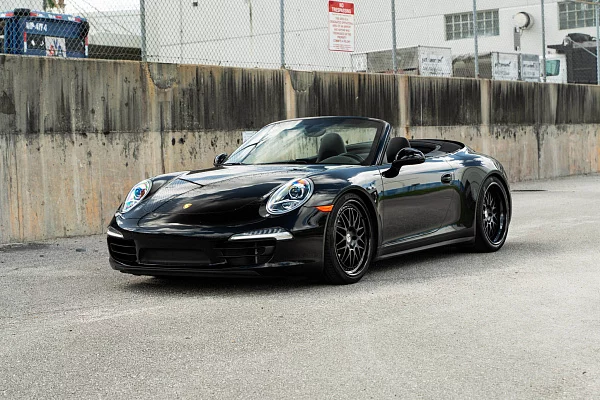 Фото дисков HRE 540C Черный сатин на Porsche 911 VII