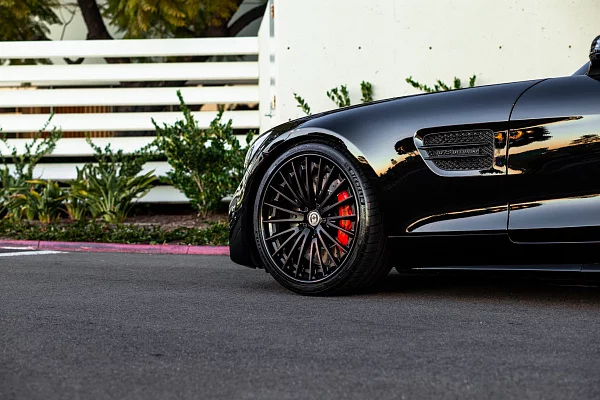 Фото дисков HRE S209H Черный сатин на Mercedes-Benz AMG GT I