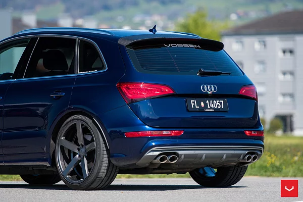 Фото дисков Vossen CV3 Глянцевый графит на Audi Q5 (8R)