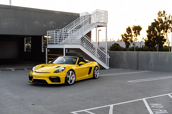 Фото дисков HRE 522M Глянцевый лак на Porsche Boxster IV