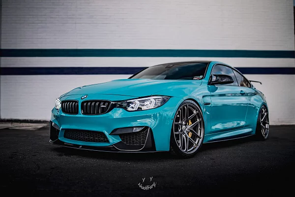 Фото дисков HRE R101 Lightweight Глянцевый темный лак на BMW 4/M4 (F32/F82)