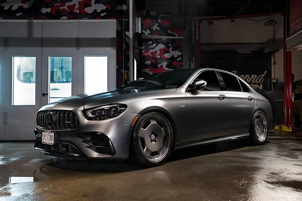 Фото дисков HRE 544 Сатиновый графит на Mercedes-Benz E-Class (W213, S213, C238)