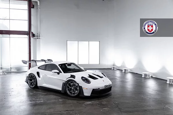 Фото дисков HRE R101 Lightweight Сатиновый темный лак на Porsche 911 VIII