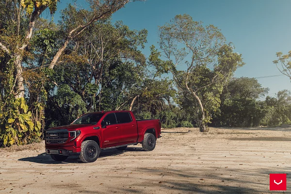 Фото дисков Vossen HFX-1 (6-Lug) Черный сатин на GMC Sierra IV