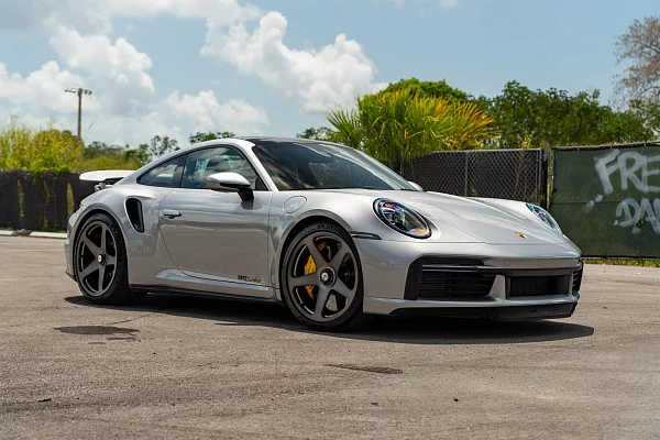Фото дисков HRE 305M Сатиновый темный лак на Porsche 911 VIII