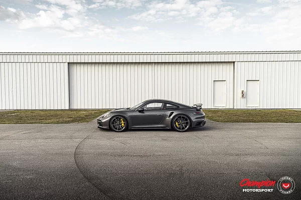 Фото дисков Vossen RS92 Глянцевый графит на Porsche 911 VIII