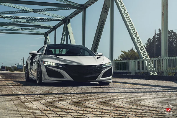 Фото дисков Vossen EVO-1R Глянцевый темный лак на Acura NSX II