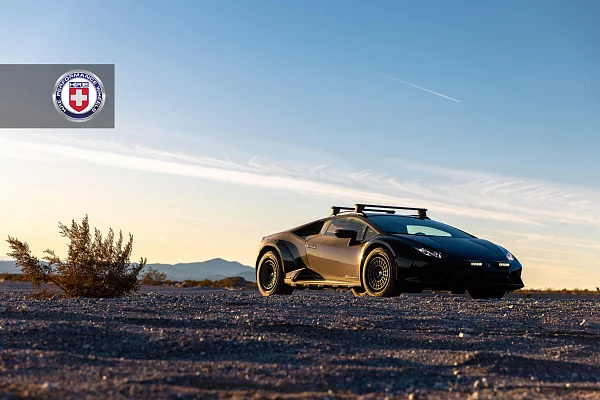 Фото дисков HRE 515 GTM Черный сатин на Lamborghini Huracan