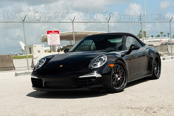 Фото дисков HRE 540C Черный сатин на Porsche 911 VII
