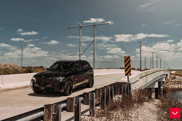 Фото дисков Vossen HF-8 Черный сатин на BMW X5/X5 M (G05/F95)