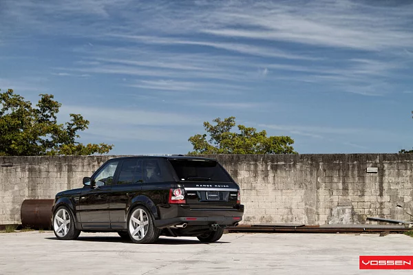 Фото дисков Vossen CV3 Серебро на Range Rover Sport I