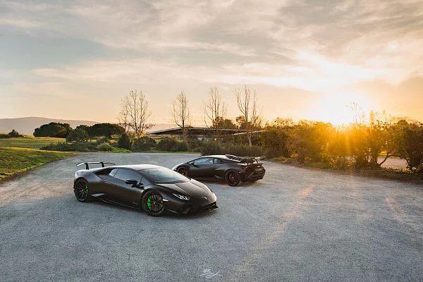 Фото дисков HRE RC103 Черный сатин на Lamborghini Huracan