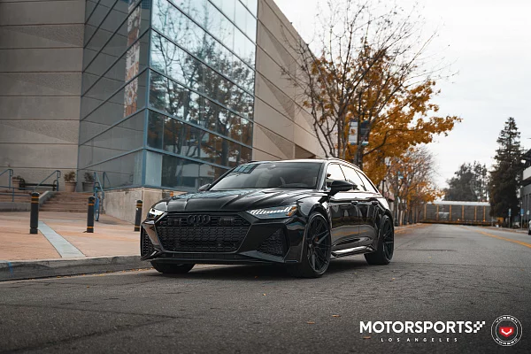 Фото дисков Vossen EVO-5 Черный сатин на Audi A/RS 6 (C8)