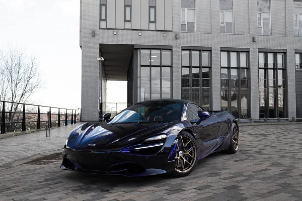 Фото дисков HRE R101 Lightweight Сатиновая бронза на McLaren 720S
