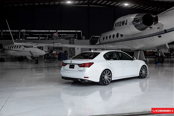 Фото дисков Vossen CV4 Алмазная проточка на Lexus GS IV
