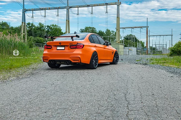 Фото дисков HRE RC103 Черный сатин на BMW 3/M3 (F3x/F80)