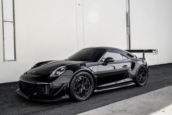 Фото дисков HRE S111SC Черный сатин на Porsche 911 VII