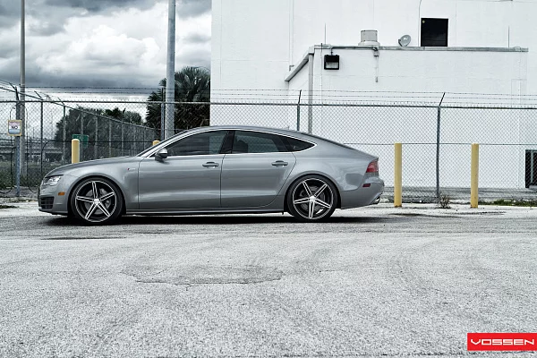 Фото дисков Vossen CV5 Алмазная проточка на Audi A/RS 7 (4G)