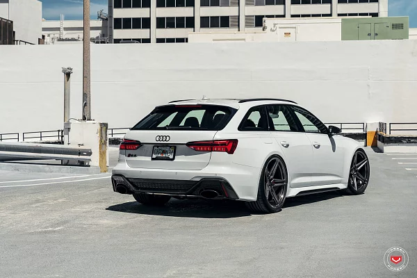 Фото дисков Vossen EVO-1R Глянцевый темный лак на Audi A/RS 6 (C8)
