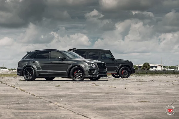 Фото дисков Vossen EVO-5 Черный сатин на Bentley Bentayga