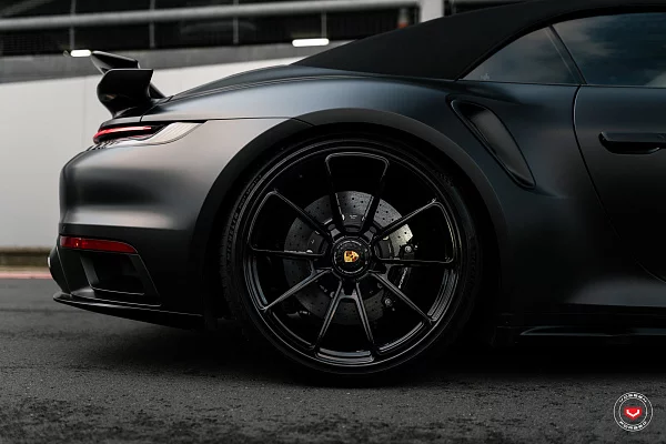 Фото дисков Vossen RS92 Черный глянец на Porsche 911 VIII