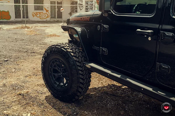 Фото дисков Vossen LC3-01 Черный сатин на Jeep Gladiator II (JT)